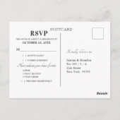 Carte Postale Terracotta Sage Bourgogne Vert Géométrique RSVP (Dos)