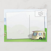 Carte Postale terrain de caravaning (Dos)