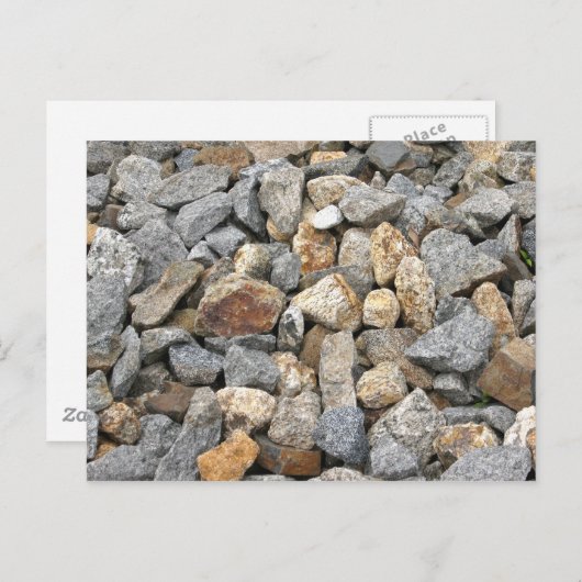 Carte Postale Terrain rocheux (Devant / Derrière)