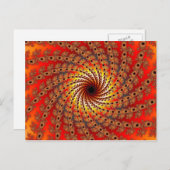 Carte Postale Terrapin Spin Fractal Art (Devant / Derrière)