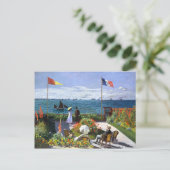 Carte Postale Terrasse à Sainte Adresse, Claude Monet (Debout devant)