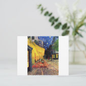 Carte Postale Terrasse Café Van Gogh Le Soir (Debout devant)
