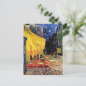 Carte Postale Terrasse Café Van Gogh Le Soir (Debout devant)