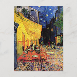 Carte Postale Terrasse Café Van Gogh Le Soir
