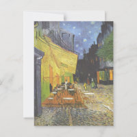 Terrasse du café la nuit Van Gogh