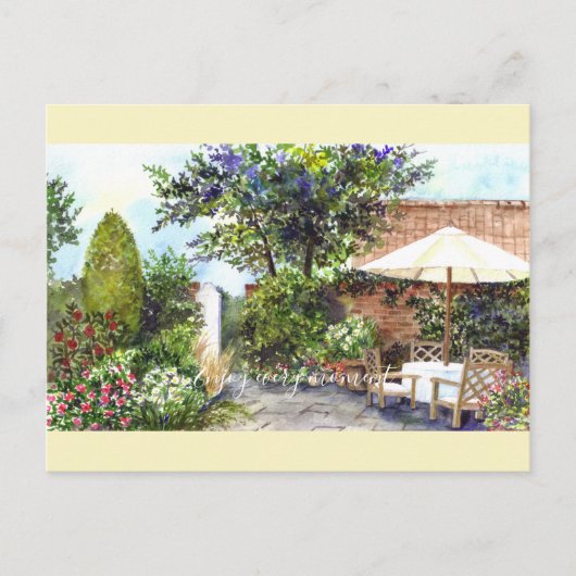 Carte Postale Terrasse du Manor House, York (Devant)