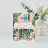 Carte Postale Terrasse paisible à Rome (Debout devant)