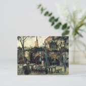 Carte Postale Terrasse sur Montmartre La Guinguette par van Gogh (Debout devant)