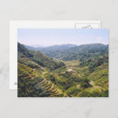 Carte Postale Terrasses Banaue Rice (Devant / Derrière)