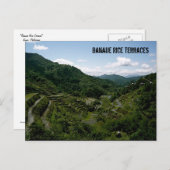 Carte Postale Terrasses Banaue Rice (Devant / Derrière)