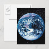 CARTE POSTALE TERRE (Devant / Derrière)