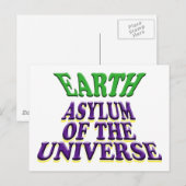 CARTE POSTALE TERRE (Devant / Derrière)