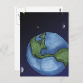 Carte Postale Terre (Devant / Derrière)