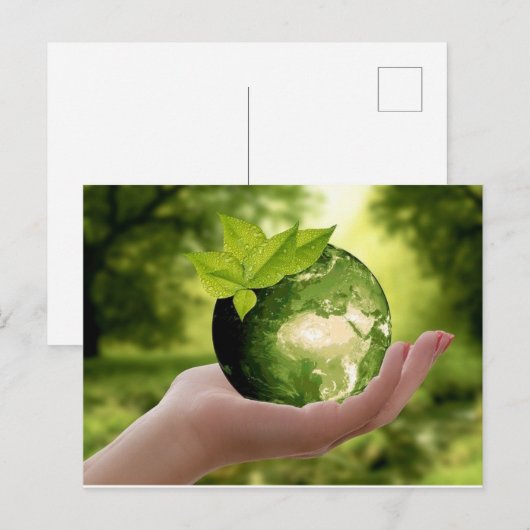 Carte Postale Terre (Devant / Derrière)