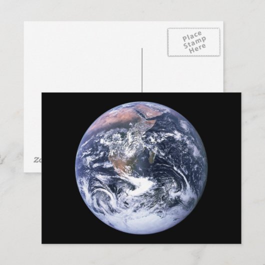 Carte Postale Terre (Devant / Derrière)