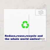 Carte Postale Terre (Dos)