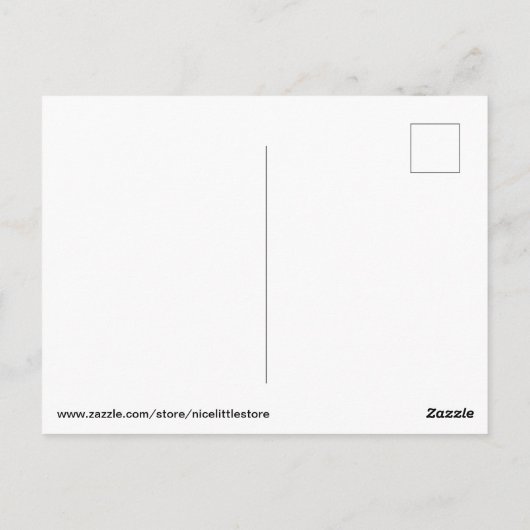 Carte Postale Terre (Dos)