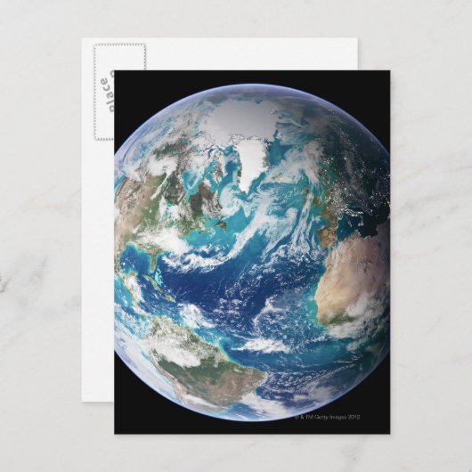 Carte Postale Terre 2 (Devant / Derrière)