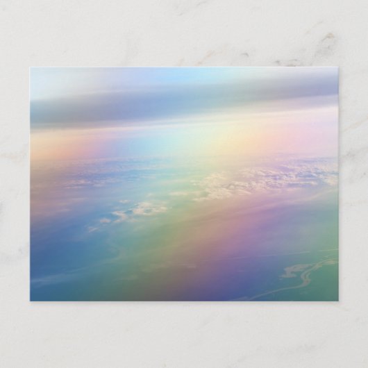 Carte Postale Terre arc-en-ciel. Essence de la vie (Devant)