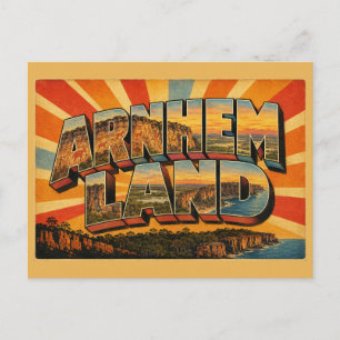 Carte Postale Terre d'Arnhem NT Australie Ancienne Art Rupestre