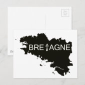 CARTE POSTALE TERRE DE BRETAGNE (Devant / Derrière)