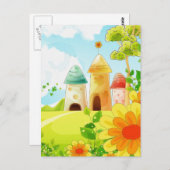 Carte Postale terre de fées (Devant / Derrière)