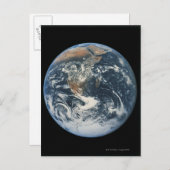 Carte Postale Terre de l'espace 10 (Devant / Derrière)