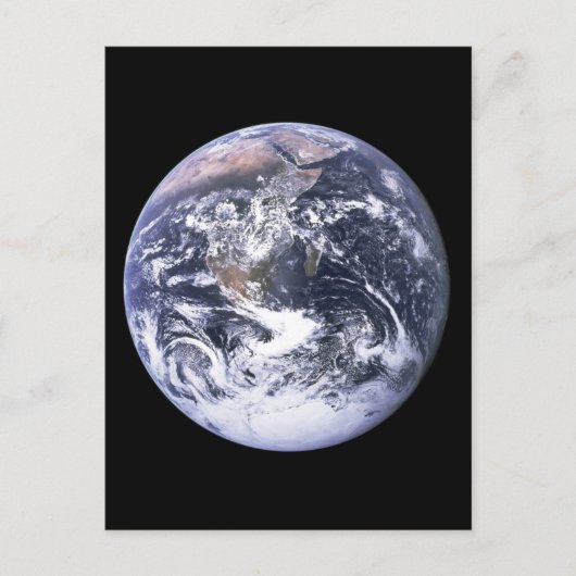 Carte Postale Terre depuis Apollo 17 (Devant)