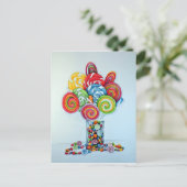 Carte Postale Terre des bonbons (Debout devant)