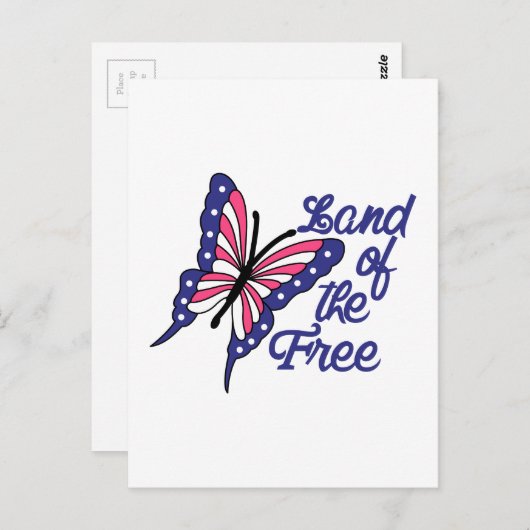 Carte Postale Terre Des Libres (Devant / Derrière)