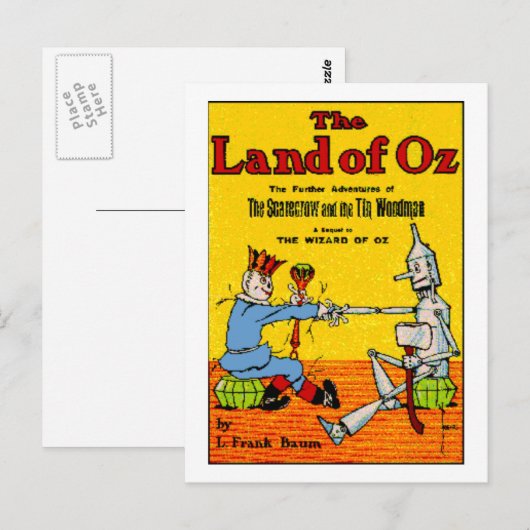 Carte Postale Terre D'Oz (Devant / Derrière)