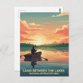 Carte Postale Terre entre les lacs Kentucky Travel (Devant / Derrière)