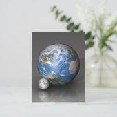 Carte Postale Terre et Lune 2 (Debout devant)