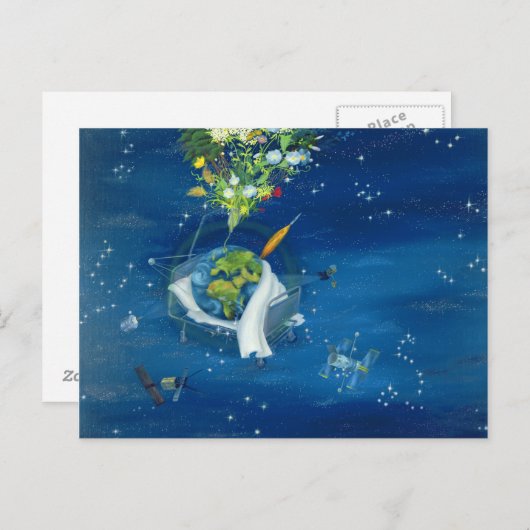 Carte Postale Terre malade 2008 (Devant / Derrière)