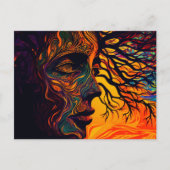 Carte Postale Terre mère en arbre (Devant)