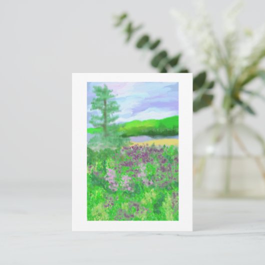 Carte Postale Terre-Neuve (Debout devant)