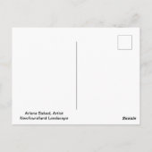 Carte Postale Terre-Neuve (Dos)