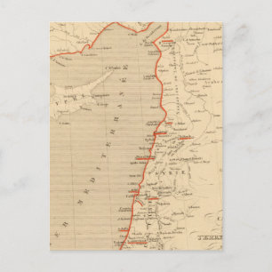 Carte Postale Terre Sainte en 1839