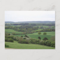 Carte postale Terre verte et agréable