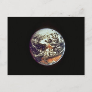Carte Postale Terre, vue depuis Apollo 17, 1972, avec l'aimable 