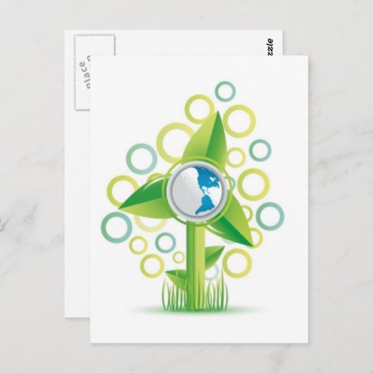 Carte Postale Terre WindMill (Devant / Derrière)