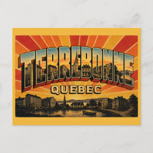 Carte Postale Terrebonne banlieue historique du Québec