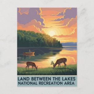 Carte Postale Terres entre les lacs Kentucky Voyage