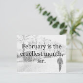 Carte Postale Terres humides d'hiver (Debout devant)