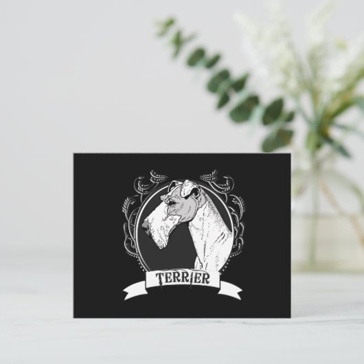 CARTE POSTALE TERRIER (2) (Debout devant)
