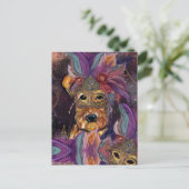 CARTE POSTALE TERRIER AIRDALAIS   (Debout devant)