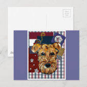 CARTE POSTALE TERRIER AIRDALÉ (Devant / Derrière)