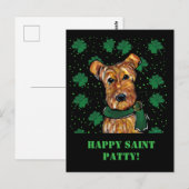 CARTE POSTALE TERRIER AIRDALÉ (Devant / Derrière)