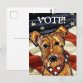 CARTE POSTALE TERRIER AIRDALÉ (Devant / Derrière)