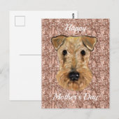 CARTE POSTALE TERRIER AIREDALE (Devant / Derrière)